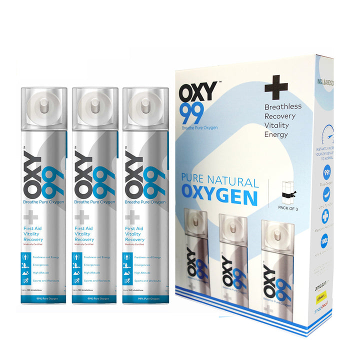 Oxy99 Ultra Portable Oxygen Can with Mask